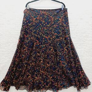 Skirt Maxi Ruby Rd Whimsycore Festival Boho Chiffon Fairycore Vacation Size 12P